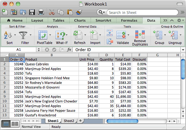 excel for mac software